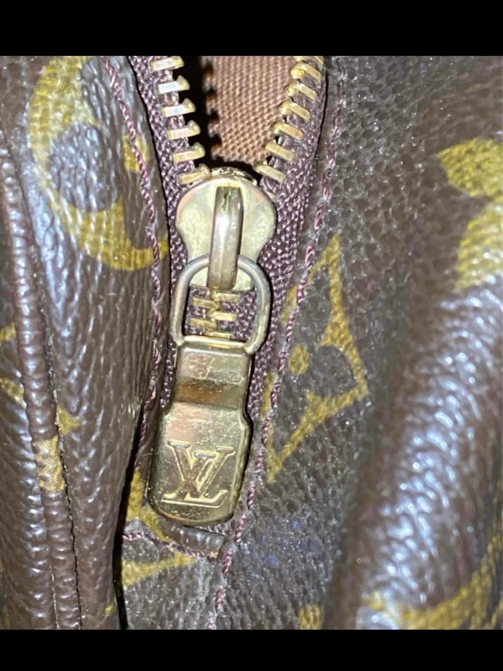 Louis Vuitton Monogram Canvas Backpack with Vachetta Trim